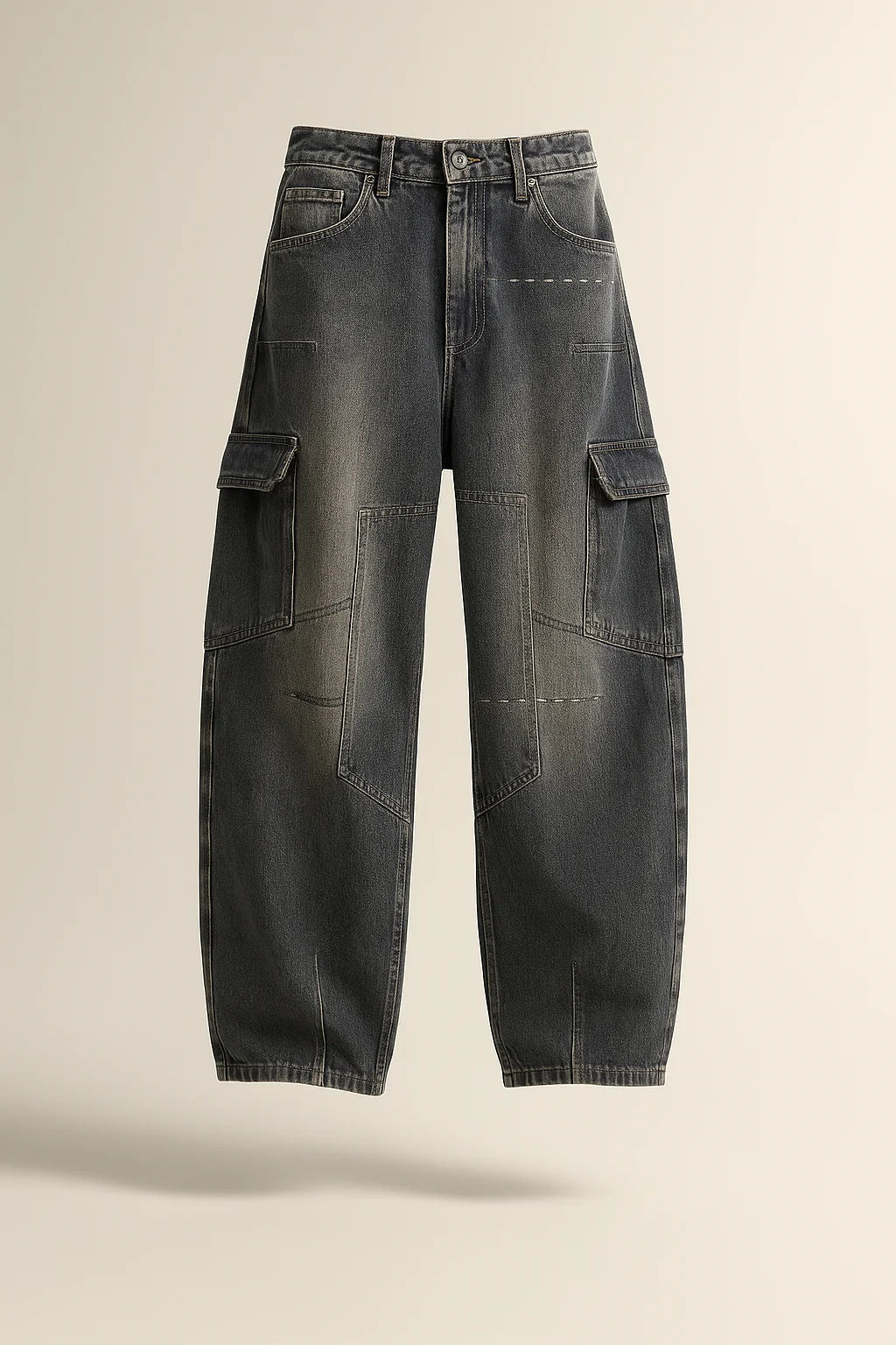 KS WASHED VINTAGE ULTRA-BAGGY JEANS