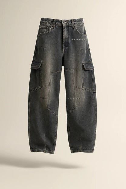 KS WASHED VINTAGE ULTRA-BAGGY JEANS